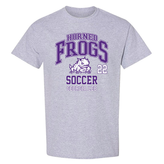 TCU - NCAA Women's Soccer : Georgia Leb - Classic Fashion Shersey T-Shirt-0