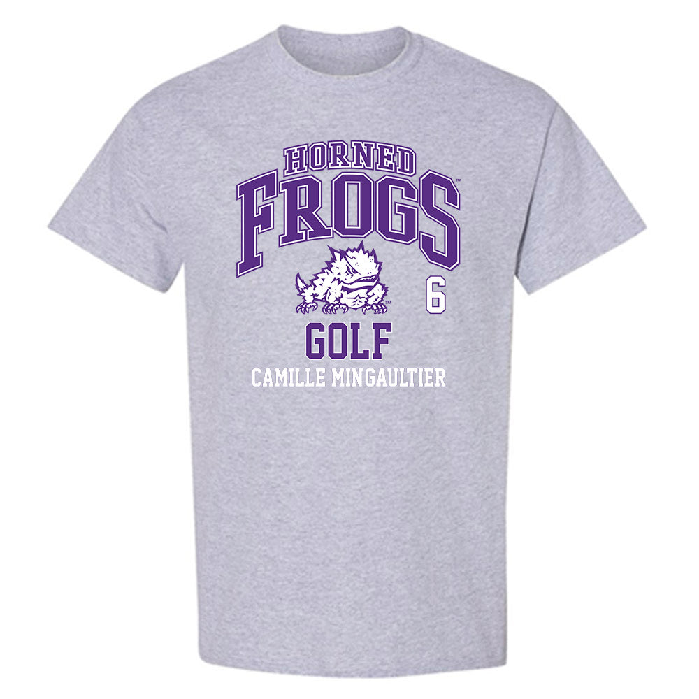 TCU - NCAA Women's Golf : Camille Min-Gaultier - Classic Fashion Shersey T-Shirt-0