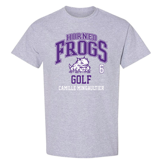 TCU - NCAA Women's Golf : Camille Min-Gaultier - Classic Fashion Shersey T-Shirt-0