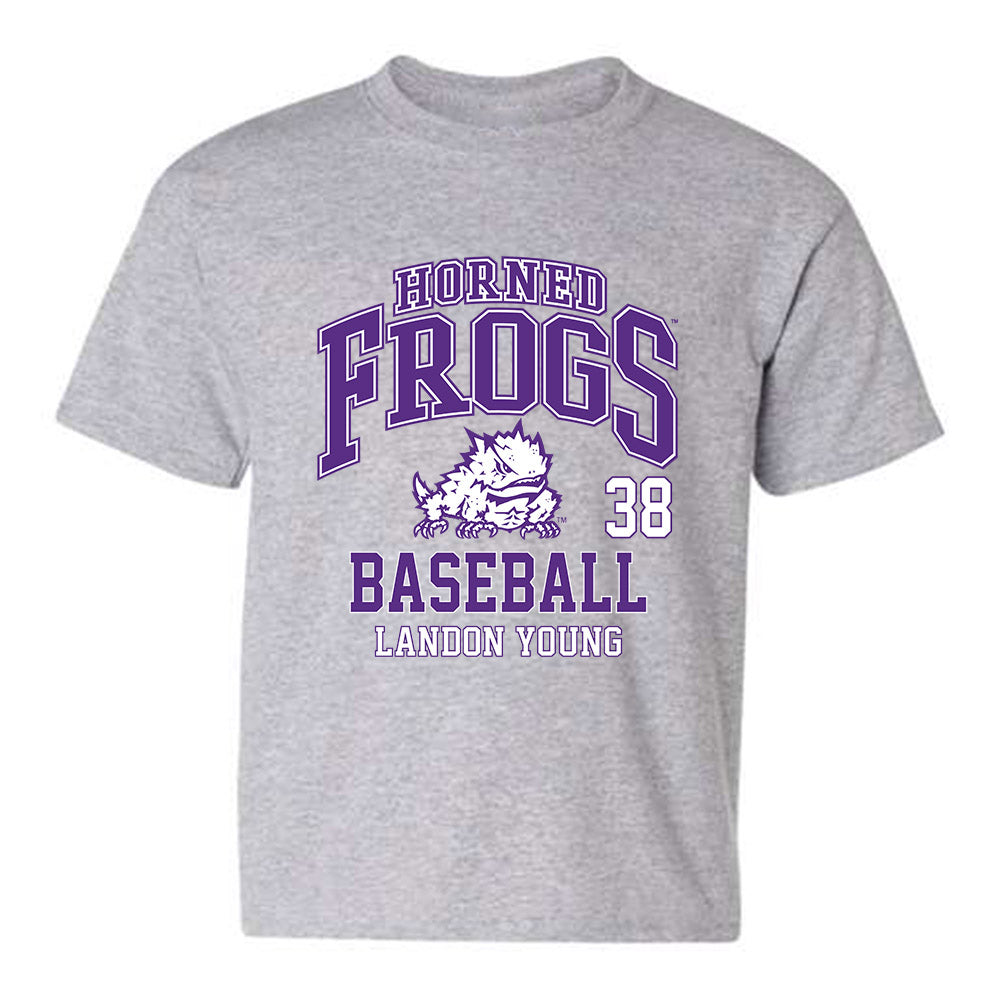 TCU - NCAA Baseball : Landon Young - Classic Fashion Shersey Youth T-Shirt