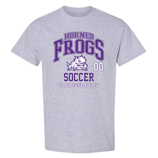 TCU - NCAA Women's Soccer : Claireese Foley - Classic Fashion Shersey T-Shirt-0