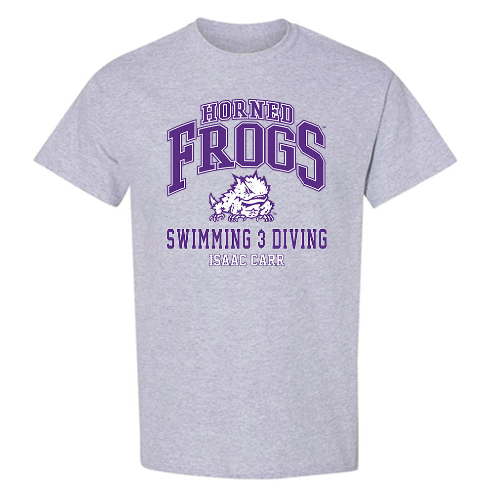TCU - NCAA Men's Swimming & Diving : Isaac Carr - Classic Fashion Shersey T-Shirt-0