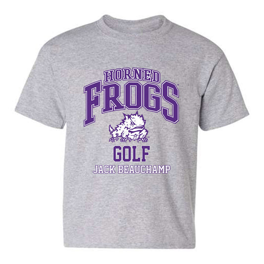 TCU - NCAA Men's Golf : Jack Beauchamp - Classic Fashion Shersey Youth T-Shirt