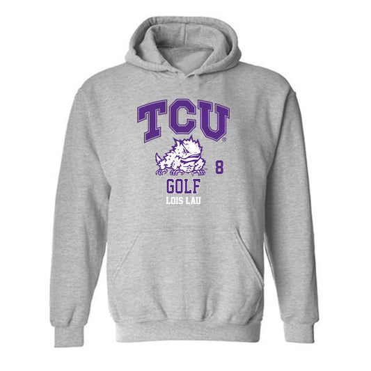 TCU - NCAA Women's Golf : Lois Lau - Classic Fashion Shersey Hooded Sweatshirt