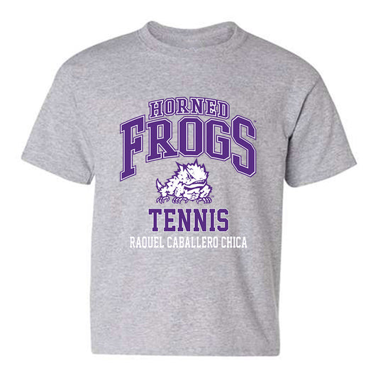 TCU - NCAA Women's Tennis : Raquel Caballero Chica - Classic Fashion Shersey Youth T-Shirt-0