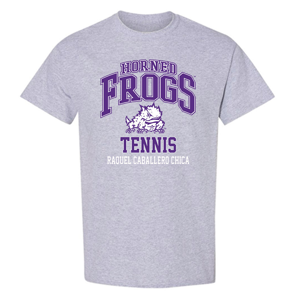 TCU - NCAA Women's Tennis : Raquel Caballero Chica - Classic Fashion Shersey T-Shirt-0