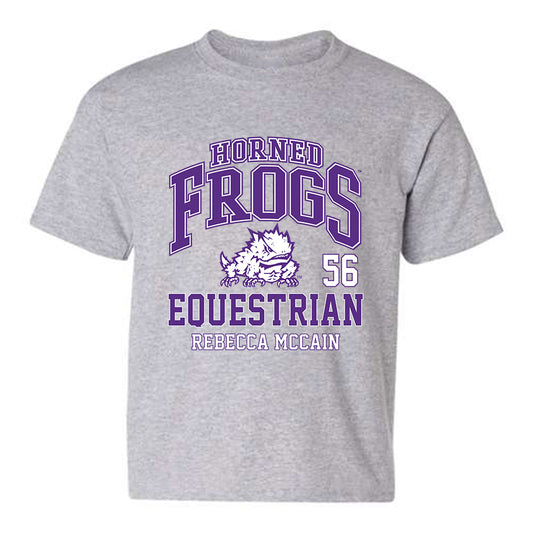 TCU - NCAA Equestrian : Rebecca McCain - Classic Fashion Shersey Youth T-Shirt