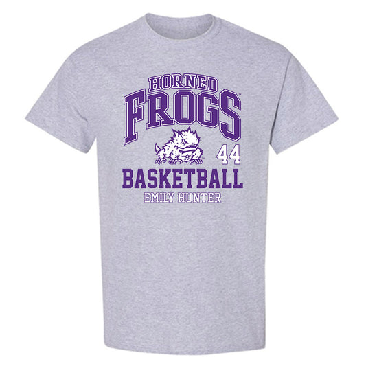 TCU - NCAA Women's Basketball : Emily Hunter - Classic Fashion Shersey T-Shirt-0