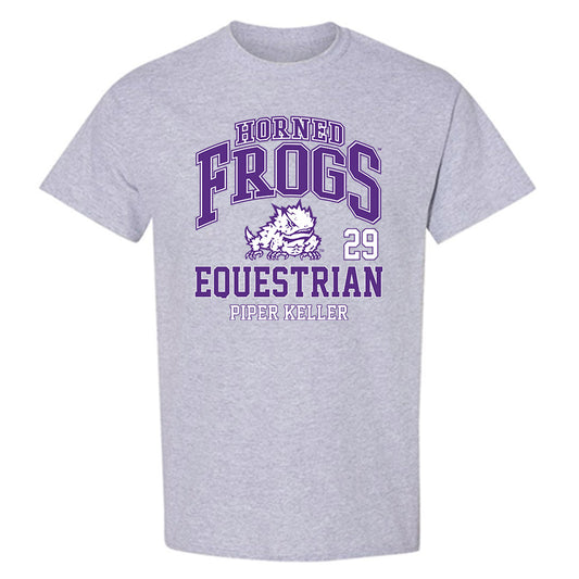 TCU - NCAA Equestrian : piper keller - Classic Fashion Shersey T-Shirt-0