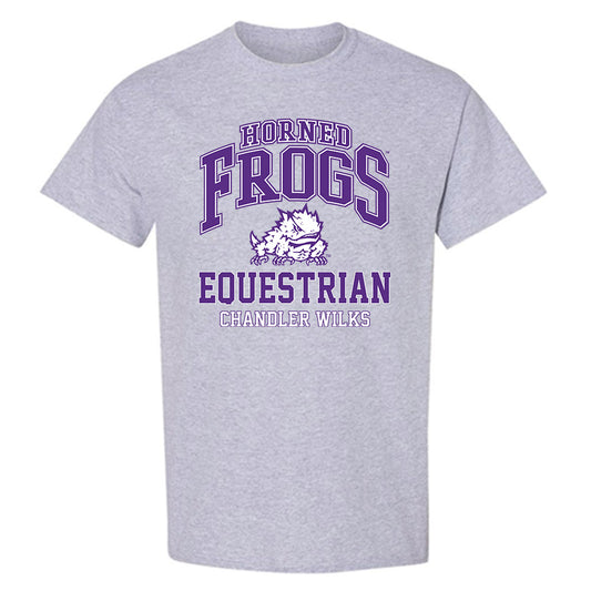 TCU - NCAA Equestrian : Chandler Wilks - Classic Fashion Shersey T-Shirt-0