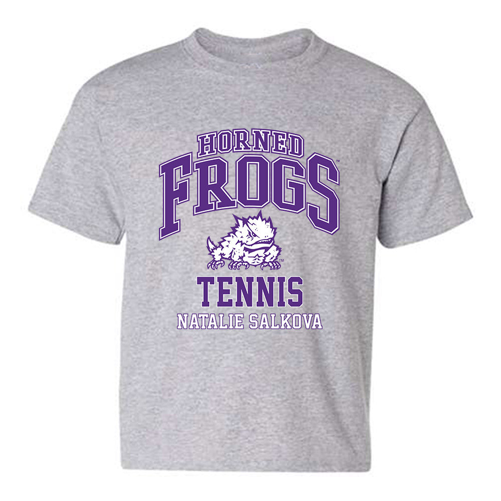 TCU - NCAA Women's Tennis : Natalie Salkova - Classic Fashion Shersey Youth T-Shirt-0