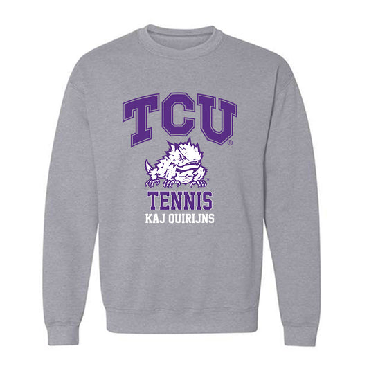 TCU - NCAA Men's Tennis : Kaj Quirijns - Classic Fashion Shersey Crewneck Sweatshirt