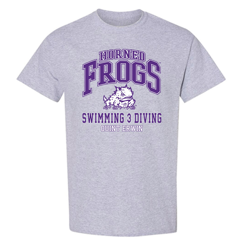 TCU - NCAA Men's Swimming & Diving : Quint Erwin - Classic Fashion Shersey T-Shirt-0