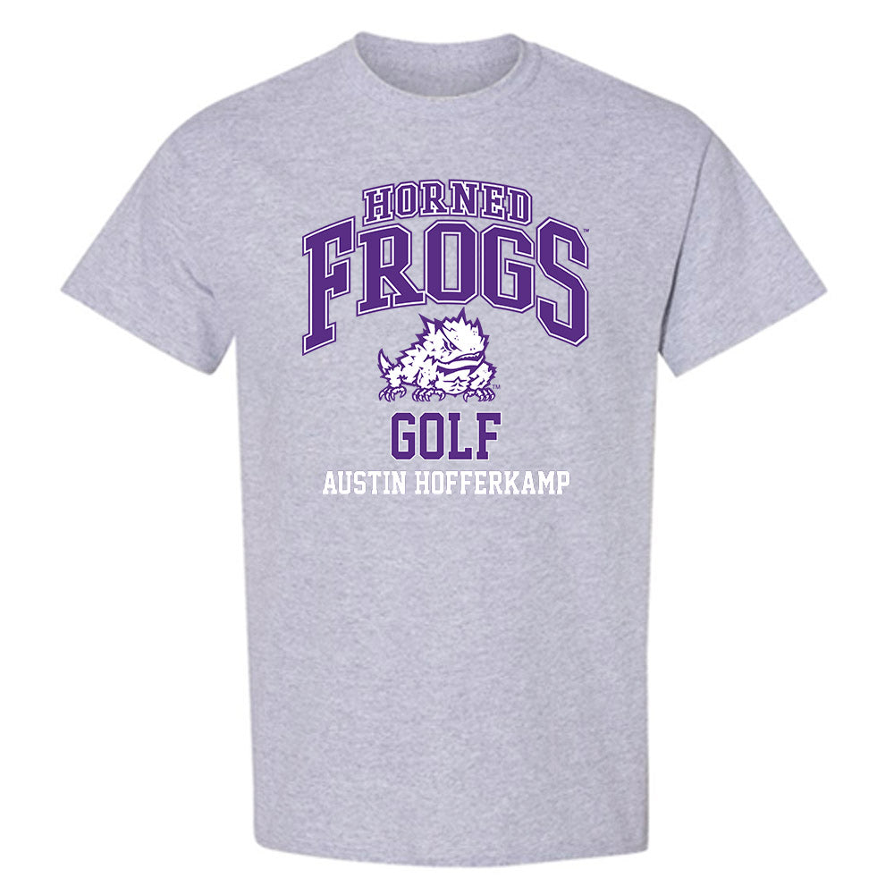 TCU - NCAA Men's Golf : Austin Hofferkamp - Classic Fashion Shersey T-Shirt-0