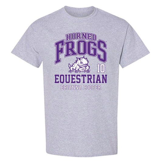 TCU - NCAA Equestrian : Brianna Cooper - Classic Fashion Shersey T-Shirt-0