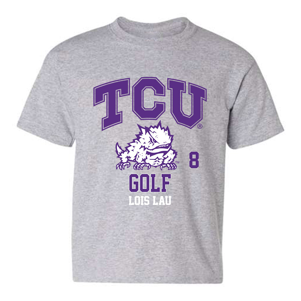 TCU - NCAA Women's Golf : Lois Lau - Classic Fashion Shersey Youth T-Shirt