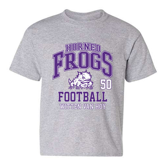 TCU - NCAA Football : Witten Van Hoy - Classic Fashion Shersey Youth T-Shirt-0