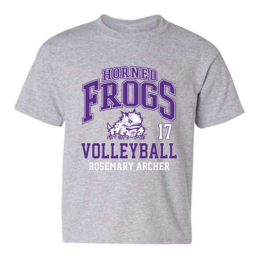 TCU - NCAA Women's Volleyball : Rosemary Archer - Classic Fashion Shersey Youth T-Shirt-0