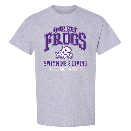 TCU - NCAA Women's Swimming & Diving : Alessandra Senis - Classic Fashion Shersey T-Shirt-0