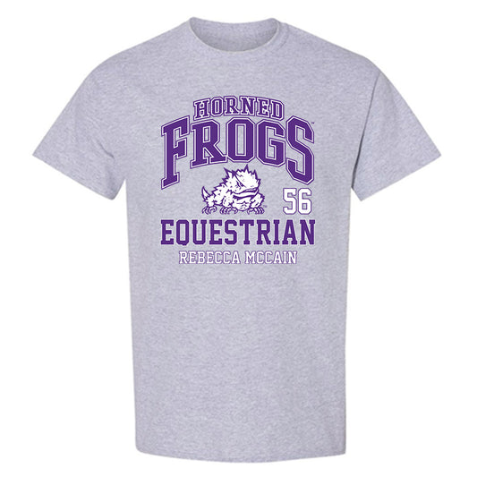 TCU - NCAA Equestrian : Rebecca McCain - Classic Fashion Shersey T-Shirt