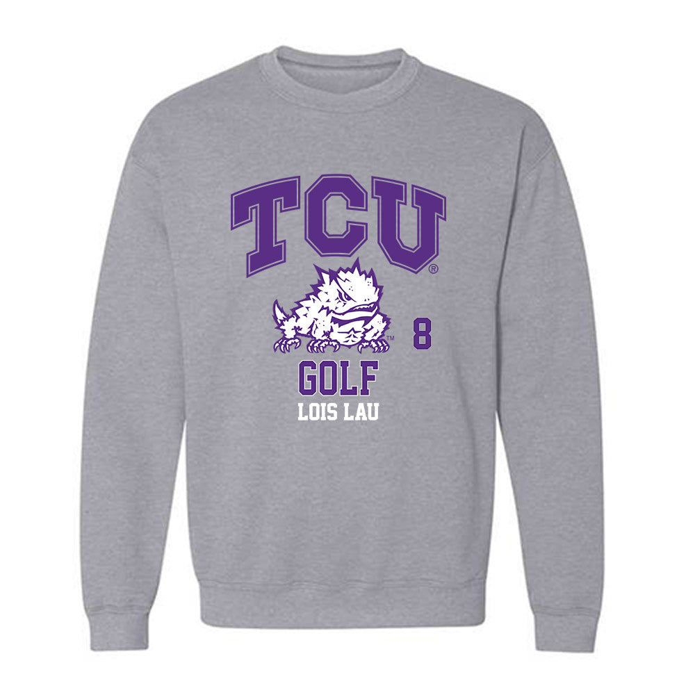 TCU - NCAA Women's Golf : Lois Lau - Classic Fashion Shersey Crewneck Sweatshirt