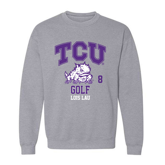 TCU - NCAA Women's Golf : Lois Lau - Classic Fashion Shersey Crewneck Sweatshirt