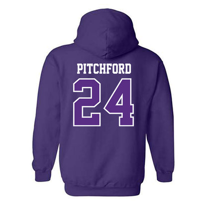 TCU - NCAA Football : Joe Pitchford - Classic Fashion Shersey Hooded Sweatshirt-1