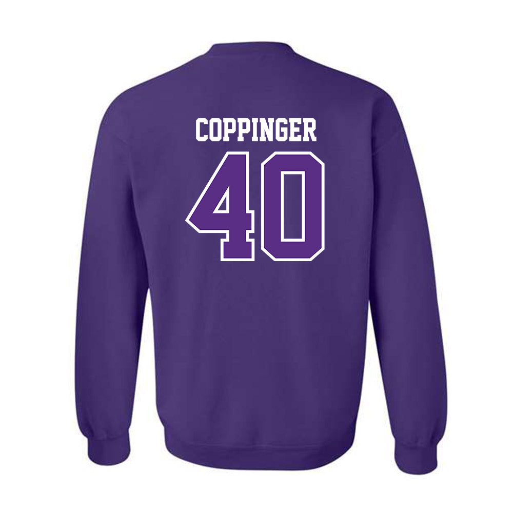 TCU - NCAA Football : Thomas Coppinger - Classic Fashion Shersey Crewneck Sweatshirt-1