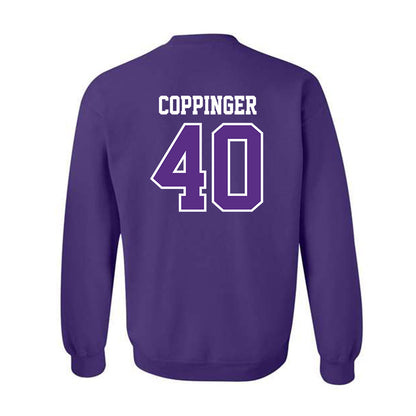 TCU - NCAA Football : Thomas Coppinger - Classic Fashion Shersey Crewneck Sweatshirt-1