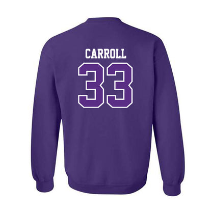 TCU - NCAA Football : Maxwell Carroll - Classic Fashion Shersey Crewneck Sweatshirt-1