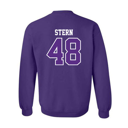 TCU - NCAA Baseball : Nate Stern - Classic Fashion Shersey Crewneck Sweatshirt-1