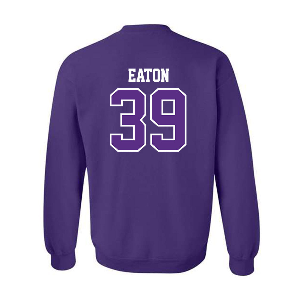 TCU - NCAA Baseball : Cole Eaton - Classic Fashion Shersey Crewneck Sweatshirt-1