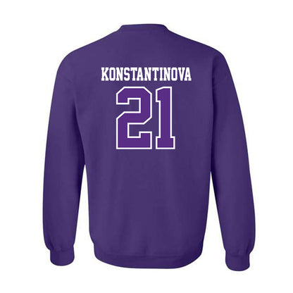 TCU - NCAA Beach Volleyball : Deniela Konstantinova - Classic Fashion Shersey Crewneck Sweatshirt