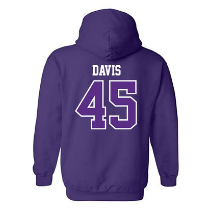 TCU - NCAA Baseball : Lance Davis - Classic Fashion Shersey Hooded Sweatshirt-1