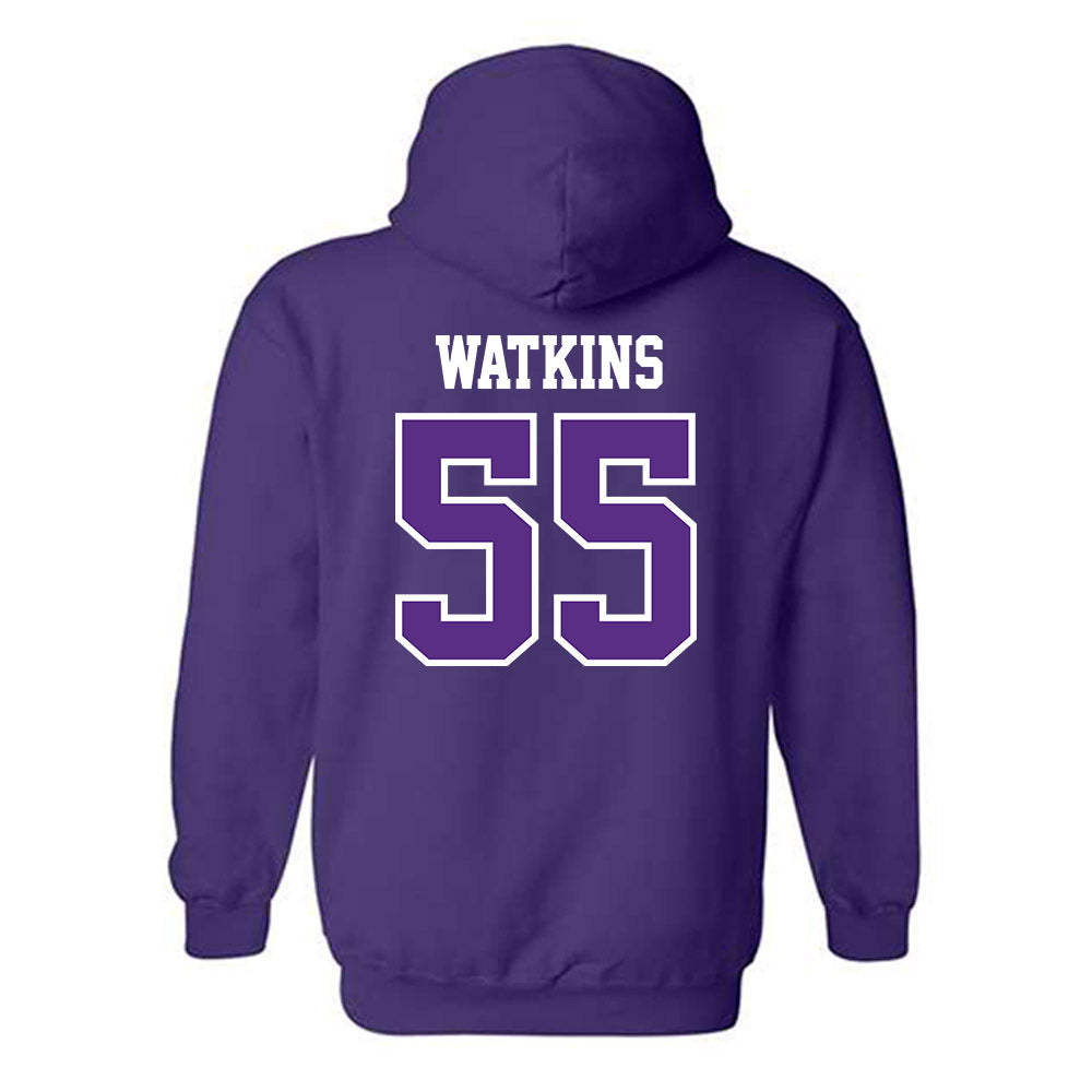 TCU - NCAA Football : Lawson Watkins - Classic Fashion Shersey Hooded Sweatshirt-1