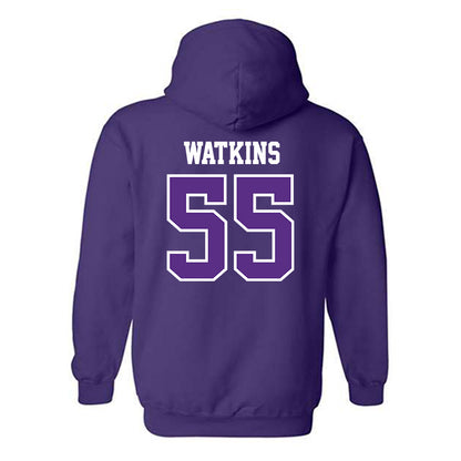 TCU - NCAA Football : Lawson Watkins - Classic Fashion Shersey Hooded Sweatshirt-1