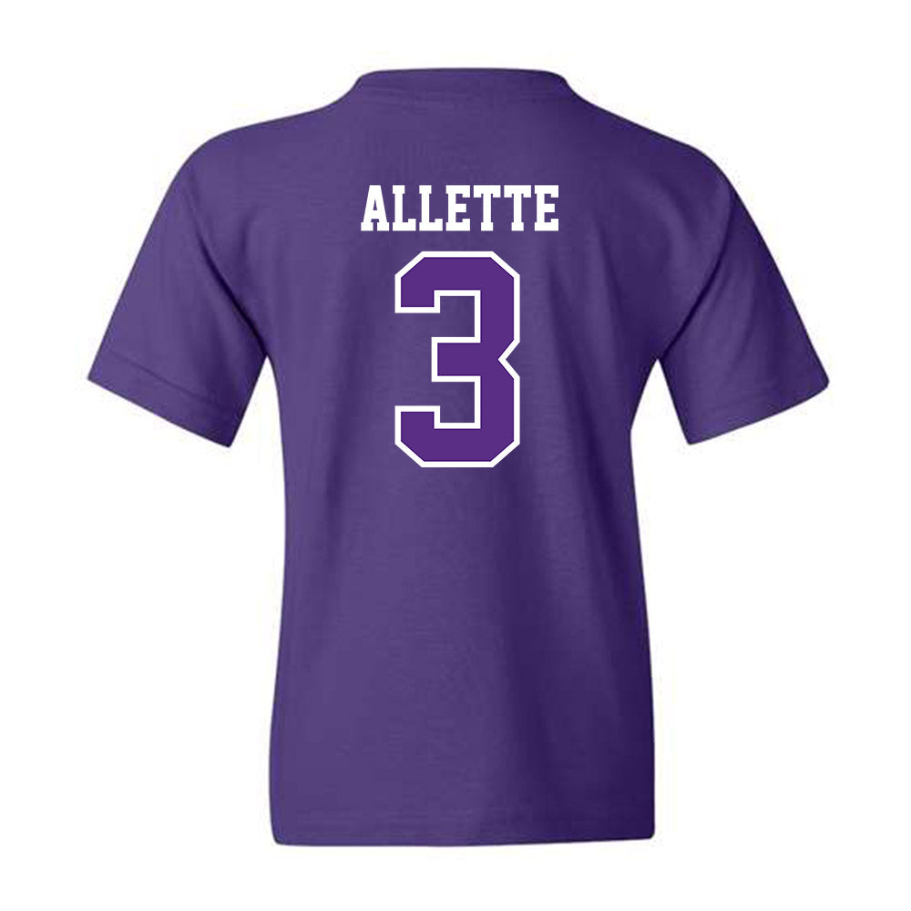 TCU - NCAA Men's Basketball : Vasean Allette - Classic Fashion Shersey Youth T-Shirt