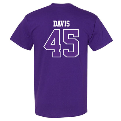 TCU - NCAA Baseball : Lance Davis - Classic Fashion Shersey T-Shirt-1