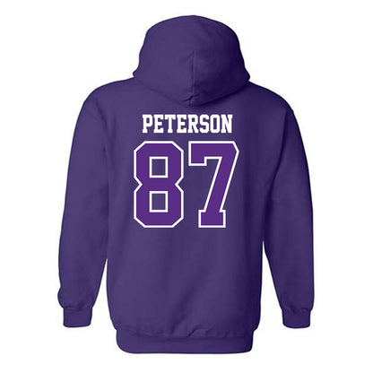 TCU - NCAA Football : Mason Peterson - Classic Fashion Shersey Hooded Sweatshirt-1