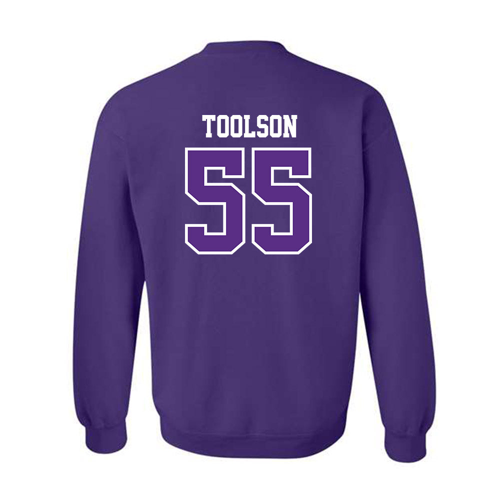 TCU - NCAA Men's Basketball : Tanner Toolson - Classic Fashion Shersey Crewneck Sweatshirt-1