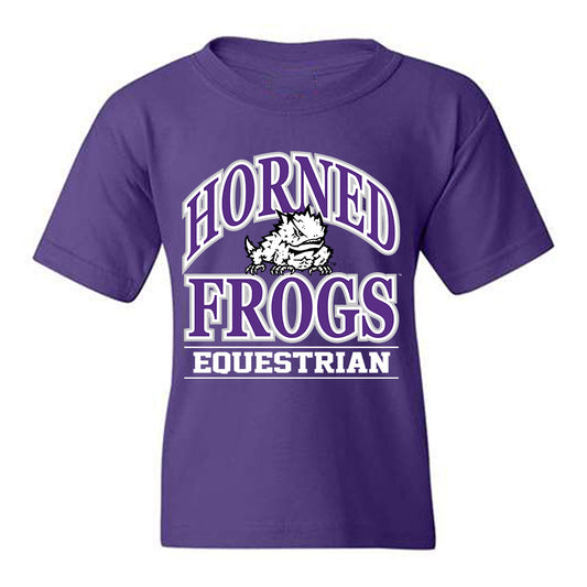 TCU - NCAA Equestrian : Marcella Bee - Classic Fashion Shersey Youth T-Shirt-0