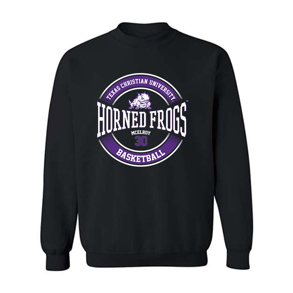 TCU - NCAA Men's Basketball : Drew McElroy - Classic Fashion Shersey Crewneck Sweatshirt