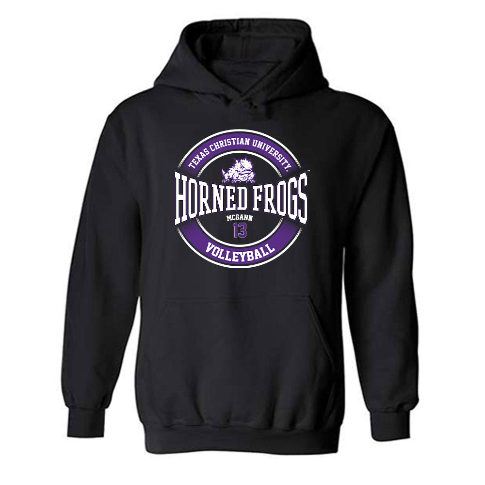 TCU - NCAA Women's Volleyball : Melanie McGann - Classic Fashion Shersey Hooded Sweatshirt