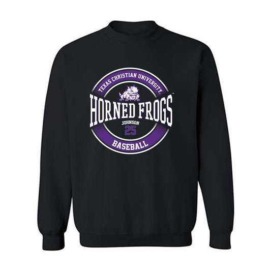 TCU - NCAA Baseball : Nolan Johnson - Classic Fashion Shersey Crewneck Sweatshirt-0