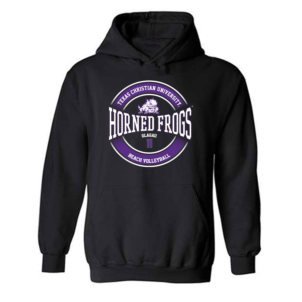 TCU - NCAA Beach Volleyball : Emma Glagau - Classic Fashion Shersey Hooded Sweatshirt