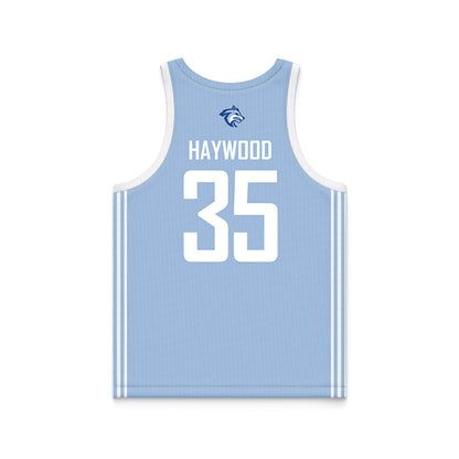 SSU - NCAA Men's Basketball : Terence Haywood - Blue Basketball Jersey-1