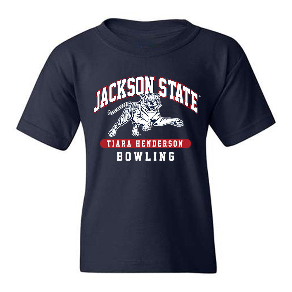 Jackson State - NCAA Women's Bowling : Tiara Henderson - Classic Fashion Shersey Youth T-Shirt-0