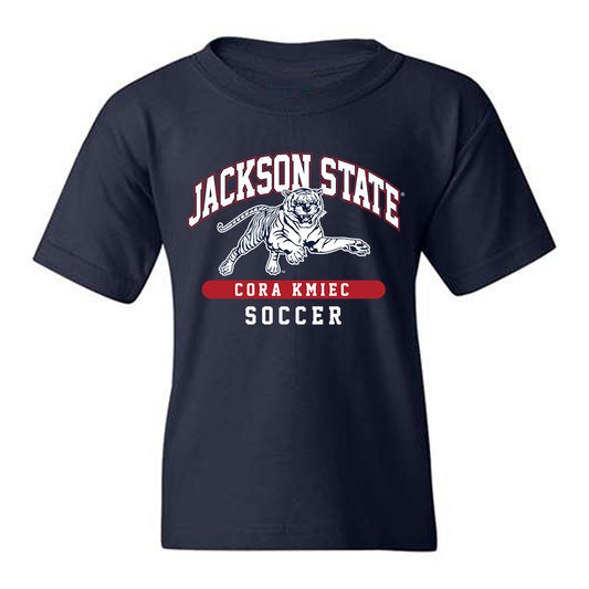 Jackson State - NCAA Women's Soccer : Cora Kmiec - Classic Fashion Shersey Youth T-Shirt-0