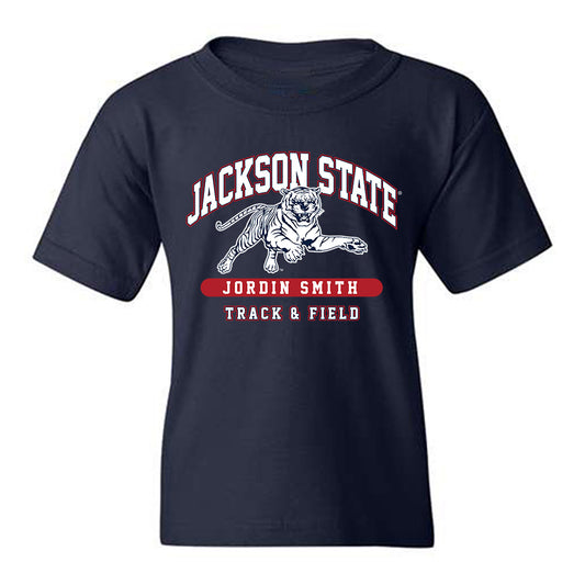 Jackson State - NCAA Men's Track & Field : Jordin Smith - Classic Fashion Shersey Youth T-Shirt-0