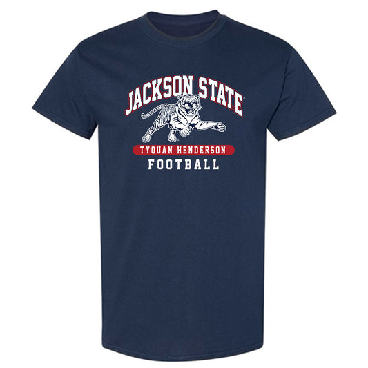 Jackson State - NCAA Football : Tyquan Henderson - Classic Fashion Shersey T-Shirt-0